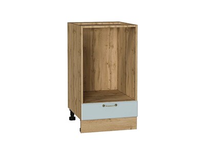Шкаф нижний под духовку Ницца Дуб Вотан, Голубой, 450 В*Ш*Г 816*450*474, фасад МДФ  Голубой, корпус  Дуб Вотан ms2510VVT_67195