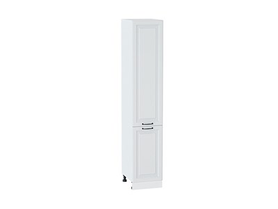 Шкаф пенал с 2-мя дверцами Ницца Белый, Blanco, 2140, 400 В*Ш*Г 2132*400*574, фасад МДФ  Blanco, корпус  Белый ms2510VVT_33750