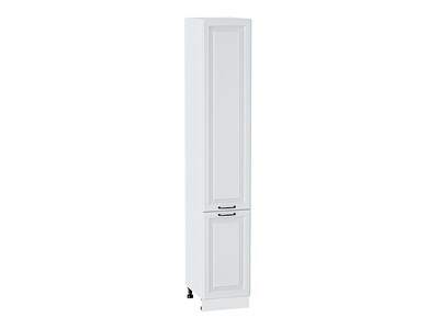 Шкаф пенал с 2-мя дверцами Ницца Белый, Blanco, 2340, 400 В*Ш*Г 2336*400*574, фасад МДФ  Blanco, корпус  Белый ms2510VVT_33751
