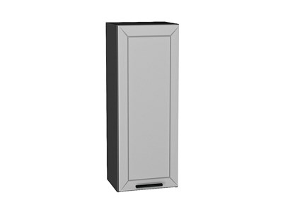 Шкаф верхний с 1-ой дверцей Глетчер Graphite, Гейнсборо Силк, 920, 350 В*Ш*Г 920*350*318, фасад МДФ  Гейнсборо Силк, корпус  Graphite ms2510VVT_65350