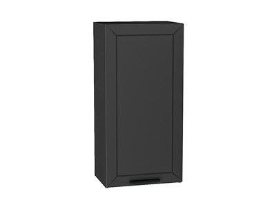 Шкаф верхний с 1-ой дверцей Глетчер Graphite, Маренго Силк, 920, 450 В*Ш*Г 920*450*318, фасад МДФ  Маренго Силк, корпус  Graphite ms2510VVT_43525