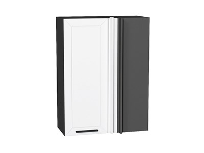 Шкаф верхний прямой угловой Глетчер Graphite, Айленд Силк, 920 В*Ш*Г 920*700*345, фасад МДФ  Айленд Силк, корпус  Graphite ms2510VVT_60353