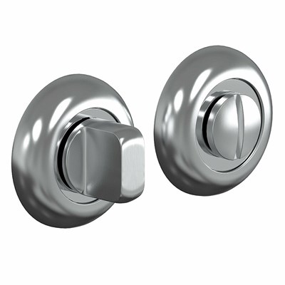Фиксатор на круглой розетке Bravo A/Z-4WC SC МатХром (пром.) sp2510BR_048-0054