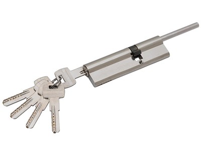 Цилиндр Ключ-шток Apecs SМ-95-S 95*65*30 NI Никель (5 ключей) sp2510BR_151-0337