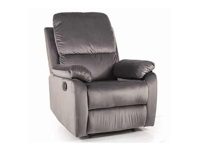 Кресло Signal SPENCER 1 VELVET раскладное (серый) ms2601SIGHAL_SPENCER1VSZ