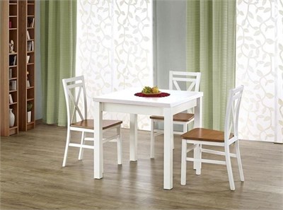Стол обеденный Halmar GRACJAN, раскладной (белый) ms2601SIGHAL_V-PL-GRACJAN-ST-BIALY
