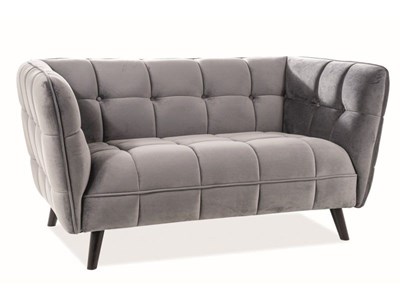 Диван Signal CASTELLO 2 Velvet Bluvel 14 (серый) ms2601SIGHAL_CASTELLO2V14