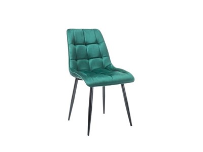 Стул кухонный Signal CHIC Velvet Bluvel 78 (зеленый/черный) ms2601SIGHAL_CHICVCZ78