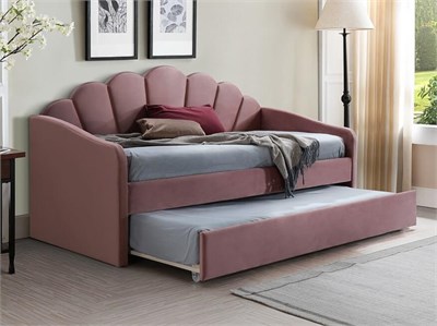 Кровать Signal BELLA VELVET (античный розовый) 90/200 ms2601SIGHAL_BELLAV90AR
