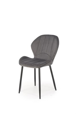 Стул кухонный Halmar K538 (серый/черный) ms2601SIGHAL_V-CH-K/538-KR-POPIELATY