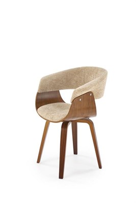Стул кухонный Halmar K545 (бежевый/орех) ms2601SIGHAL_V-CH-K/545-KR-BEZOWY