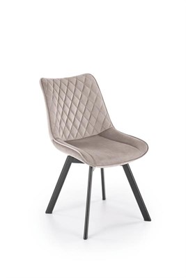 Стул кухонный Halmar K520 (бежевый/черный) ms2601SIGHAL_V-CH-K/520-KR-BEZOWY