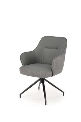 Стул кухонный Halmar K527 (серый/черный) ms2601SIGHAL_V-CH-K/527-KR-POPIELATY