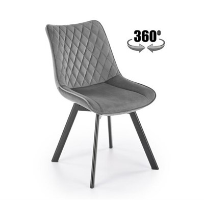 Стул кухонный Halmar K520 (черный/темно-серый) ms2601SIGHAL_V-CH-K/520-KR-C.POPIEL