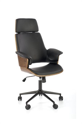 Кресло компьютерное Halmar WEBER COMPACT (ореховый/черный) ms2601SIGHAL_V-CH-WEBER-FOT