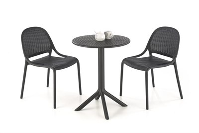 Стол обеденный Halmar CALVO 60 (черный) ms2601SIGHAL_V-CH-CALVO-ST-CZARNY