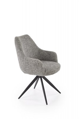 Стул кухонный Halmar K564 поворотный (серый/черный) ms2601SIGHAL_V-CH-K/564-KR-POPIELATY