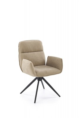 Стул кухонный Halmar K574 поворотный (темно-бежевый/черный) ms2601SIGHAL_V-CH-K/574-KR-C.BEZOWY