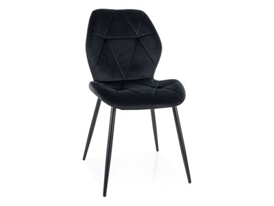 Стул кухонный Signal RICK Velvet Bluvel 19 (черный/черный) ms2601SIGHAL_RICKVCC