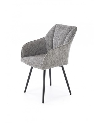 Стул кухонный Halmar K576 (серый/черный) ms2601SIGHAL_V-CH-K/576-KR-POPIELATY