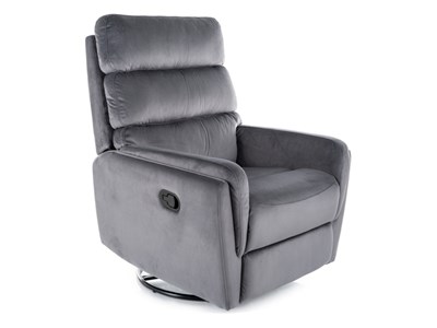 Кресло Signal ARGOS Velvet раскладное (серый) ms2601SIGHAL_ARGOSVSZ