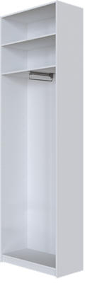 Корпус шкафа Моби/Mobi REG 2d/75  Белый msk26brw_369146809