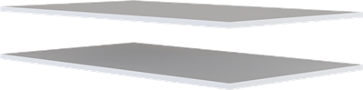 Комплект полок Моби/Mobi POL/100/56  Белый msk26brw_01628793338