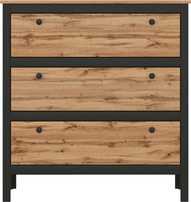 Тумба Лофт/Loft KOM3S/90  Дуб вотан/ Черный, Дуб вотан msk26brw_1635729559