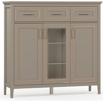 Тумба Классик/Classic KOM1W2D3S  Глиняный серый, Глиняный серый msk26brw_268258236