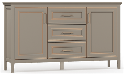 Тумба Классик/Classic KOM2D3S  Глиняный серый, Глиняный серый msk26brw_0993427456