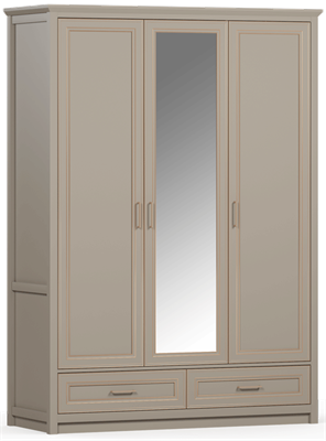Шкаф Классик/Classic SZF2D1L2S  Глиняный серый, Глиняный серый msk26brw_02010291337