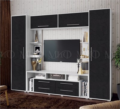 Гостиная Гармония  Пластер блэк/Белый pn26mf_237698311
