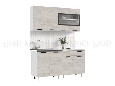Кухня Рио NEW   Дуб Крафт белый Столешница Антарес  1600 pn26mf_984316419
