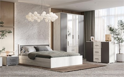 Спальня Фиеста NEW   Кровать 140 см с  Подъемным механизмом pn26mf_1368468137
