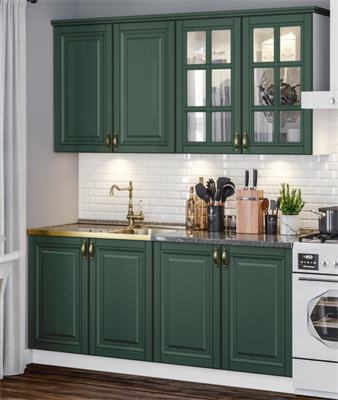Кухня Престиж 1.6/900  Браш Мени Грин pn26mf_2122671549