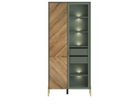 Шкаф с подсветкой Siena REG1W1D 10937-BRWby