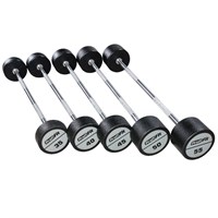 Набор прямых полиуретановых штанг (шаг 5 кг, 5 шт) PROFI-FIT 35-55 кг f24dfcb7-d609-11ee-bab5-00155d019201-tmzspr