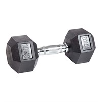 Гантель гексагональная обрезиненная PROFI-FIT 10 кг арт-gffglpyg1wt2-tmzspr