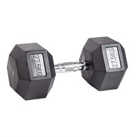 Гантель гексагональная обрезиненная PROFI-FIT 27,5 кг арт-sdvwbrneyje9-tmzspr