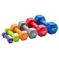 Гантель в виниловой оболочке, шестигранник PROFI-FIT 5 кг, синяя арт-tcgetyffemkm-tmzspr