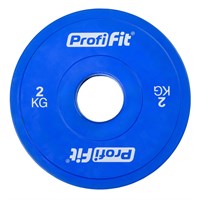Диск профессиональный обрезиненный (цветной) D51 мм PROFI-FIT 2 кг 5856caf2-8f2a-11ee-baae-00155d019500-tmzspr