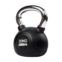 Гиря обрезиненная с хромированной ручкой PROFI-FIT 20 кг арт-euiufkg5mzau-tmzspr