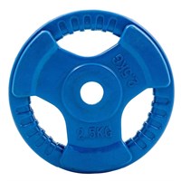Диск обрезиненный (три хвата, цветной) D26 мм PROFI-FIT  2,5 кг арт-kcgvnm4lebq9-tmzspr