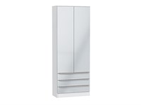 Шкаф двухстворчатый Стиль ШК-803 с ящиками Белый, Angel sppr5VVTtoAR63257