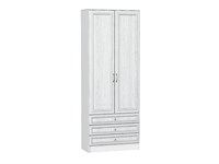 Шкаф двухстворчатый Стиль ШК-803 с ящиками Белый, White Dreamline sppr5VVTtoAR65652