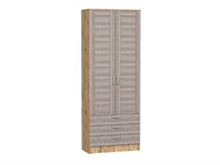 Шкаф двухстворчатый Стиль ШК-803 с ящиками Дуб Вотан, Cappuccino Veralinga sppr5VVTtoAR63271