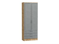 Шкаф двухстворчатый Стиль ШК-803 с ящиками Дуб Вотан, Grey Softwood sppr5VVTtoAR65667