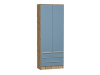 Шкаф двухстворчатый Стиль ШК-803 с ящиками Дуб Вотан, Silky Blue sppr5VVTtoAR63275