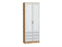 Шкаф двухстворчатый Стиль ШК-803 с ящиками Дуб Вотан, White Dreamline sppr5VVTtoAR65653
