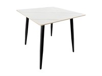Стол Uni-Form-S.2B, столешница Каменная плита  White Matt, каркас Сталь  SBlack,  727*800*800 sppr5VVTtoAR68689